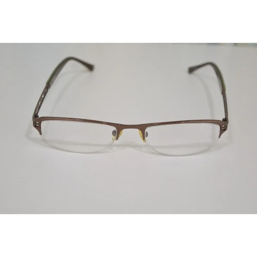 Guess Women's Glasses 1504 Cat Eye 37 Frame Grooved Metal 50 18-135 Eyeglasses